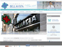 Tablet Screenshot of farmaciabellavista.es